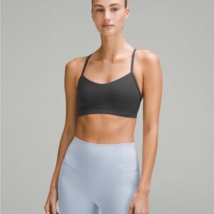Lululemon Y Bra Nulu in Graphite Grey Size 4